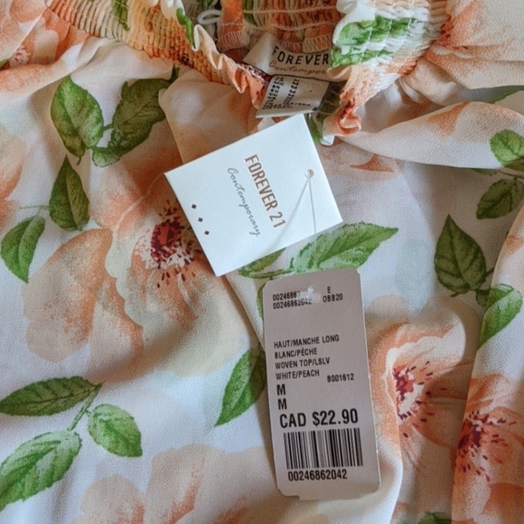 Forever 21 Floral Printed High Neck Top - Picture 4 of 4